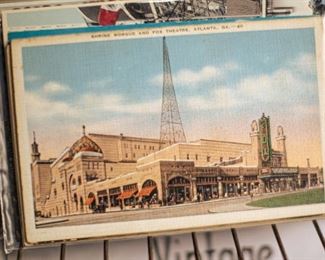 This postcard set features the fabulous Fox Theater in Atlanta GA. Most postcards are in standard frame sizes - ready to be added to any decor.