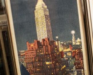This postcard set features vintage New York cityscapes. Most postcards are in standard frame sizes - ready to be added to any decor. 