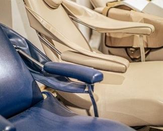 Dentist chairs for special guests. 