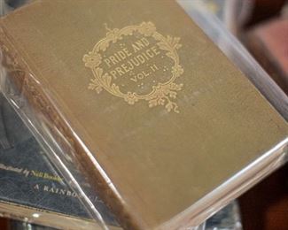 Lots of vintage books, including many first and early editions.