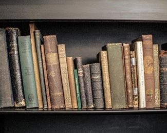 Lots of vintage books, including many first and early editions.