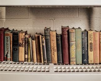Lots of vintage books, including many first and early editions.