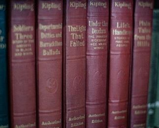 Lots of vintage books, including many first and early editions.