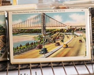 This postcard set features New York bridges. Most postcards are in standard frame sizes - ready to be added to any decor. 