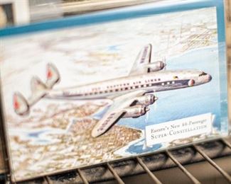 This postcard set features vintage airplanes. Most postcards are in standard frame sizes - ready to be added to any decor. 