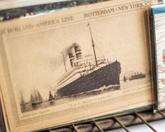 This postcard set features vintage ships. Most postcards are in standard frame sizes - ready to be added to any decor. 
