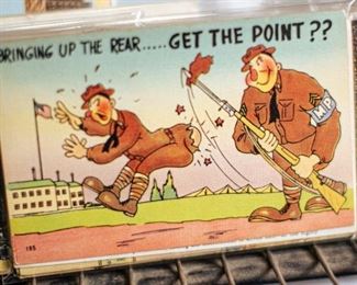 This set features US military and WWII postcards. Most postcards are in standard frame sizes - ready to be added to any decor. 