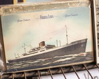 This postcard set features vintage ships. Most postcards are in standard frame sizes - ready to be added to any decor. 