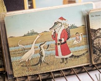 This set features vintage Christmas postcards. Most postcards are in standard frame sizes - ready to be added to any decor. 