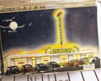 This postcard set features vintage Georgia restaurants. Most postcards are in standard frame sizes - ready to be added to any decor. 