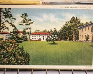 This postcard set features Atlanta universities. Most postcards are in standard frame sizes - ready to be added to any decor. 