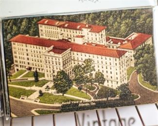 This postcard set features Atlanta hospitals. Most postcards are in standard frame sizes - ready to be added to any decor. 