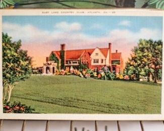 This postcard set features East Lake Golf Club in Atlanta. Most postcards are in standard frame sizes - ready to be added to any decor. 