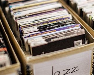 Amazing CD collection - thousands of CDs and many Box Sets. Incredibly well curated - Jazz, Classic Rock, Reggae, Blues, World Music, Folk Music, Retro Pop, Gospel, etc. Vast majority of CDs are in near mint or EX+ condition. 
