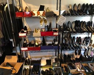 A selection of ladies find shoes mostly size 8