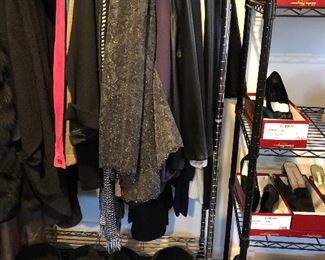 A selection of ladies fine clothing from Nordstroms and Sachs etc,. many never worn with original tags, anywhere from size 12 to size 22