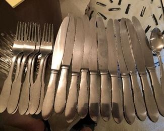 Some pieces of Georg Jensen Stainless flatware