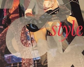 Large format Rock Style book by Tommy Hilfiger and signed by him