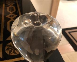 Stueben Apple paperweight