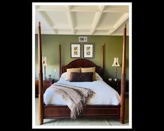King size Bogart collection 4 poster bed by Thomasville