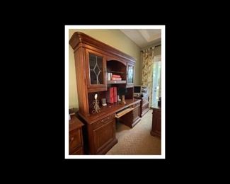 Desk with bookcase by Thomasville