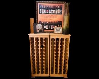 Wine bottle rack
