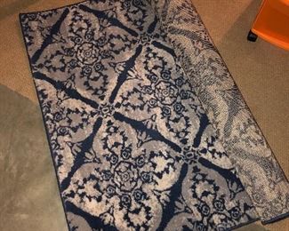 Area Rugs (two matching - one approximately 9 x 12; one approx 3 x 5)
