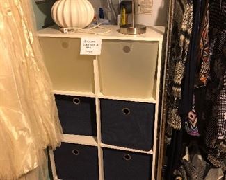 8-square Cubby Unit, Lamps