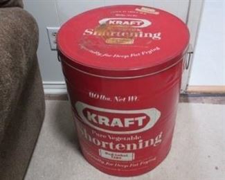 Antique Kraft Shortening can