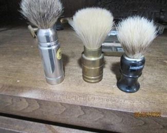 Antique shaving brushes