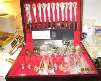 Oneida Stainless flatware service for 12.  New