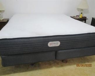 King mattress set.  Manufactured 2018
