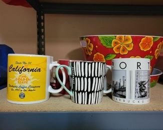 Starbucks collectible mugs