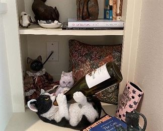 Cat Decor and Books