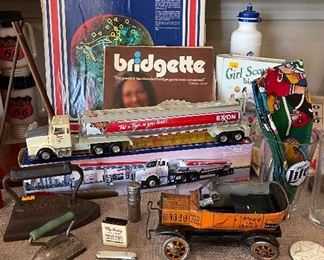 Vintage Toys, Exxon Tanker Truck 1997, Vintage Games, Advertising 