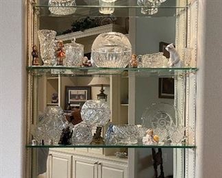 Vintage Crystal Bowls and Vases including Waterford, Hummel Figures, Lladro Bear