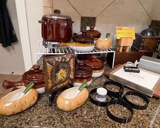 Vintage Crock Soup Bowls