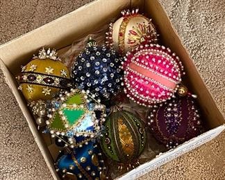 Vintage Handmade Christmas Ornaments 