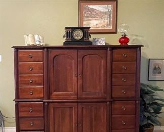 Solid Wood Gentleman’s Dresser