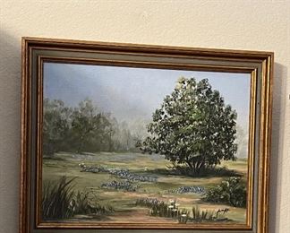 Bluebonnet Painting 