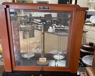 Vintage Eimer and Amend Apothecary Scale with weights