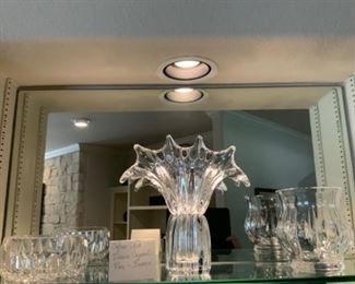 Corral Art Verrier Crystal Vase-France