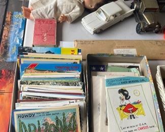 Wide variety of postcards and greeting cards