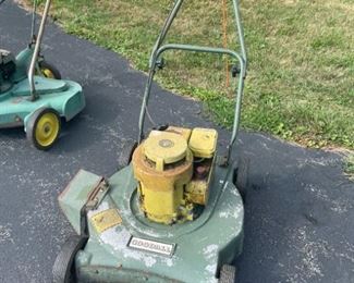 Vintage Goodall mowers 