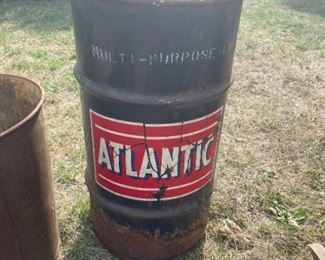 Atlantic oil drum 