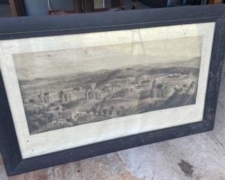 Syracuse University framed picture 