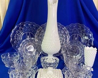 Federal and Fenton Milk Glass Collection