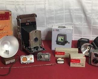 Polaroid Land Camera and Other Vintage Camera Stuff