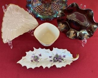 Unusual Collection of Vintage Serving Dishes