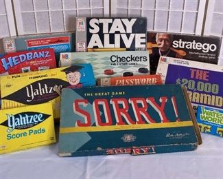 Vintage Classic Board Games